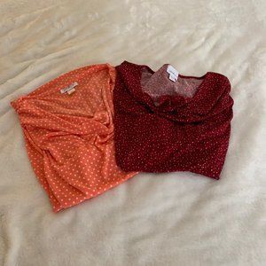 Jaclyn Smith Collection Two Tops - One NWT Size XL